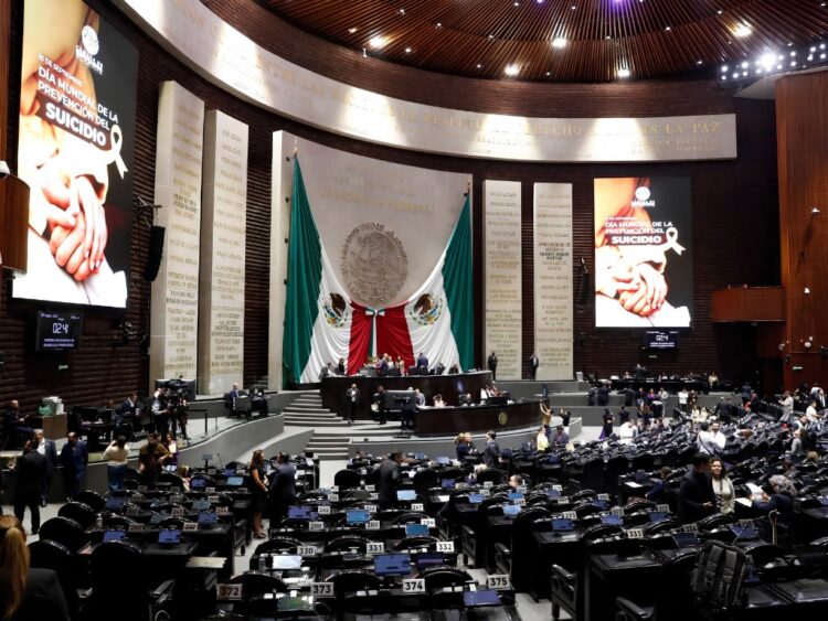 Enciende polémica legislativa la política exterior del gobierno de Claudia Sheinbaum. AMEXI Foto Cámara de Diputados