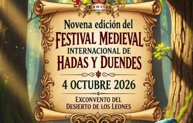 Hadas, duendes y caballeros llegarán al Desierto de los Leones con combates, música, danza y fantasía el 4 de octubre. | AMEXI/FOTO: IG @kamelotelcastillodelrey