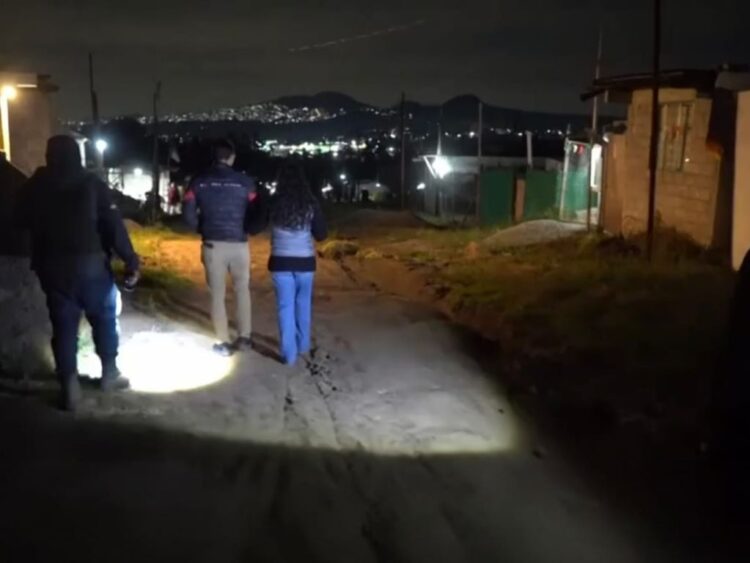 Guardias comunitarias en Ixtapaluca, Estado de México.