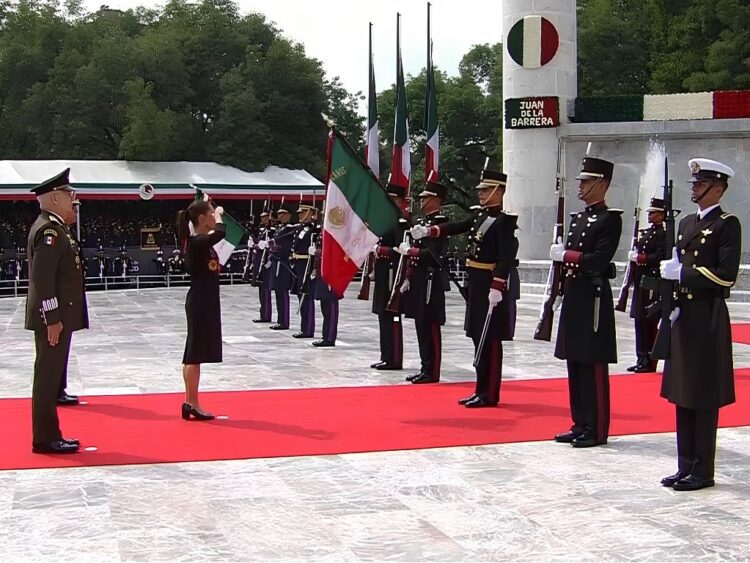 Homenaje a los Niños Héroes. AMEXI Foto Presidencia de la República