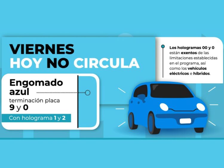 Hoy No Circula viernes 18 de septiembre.