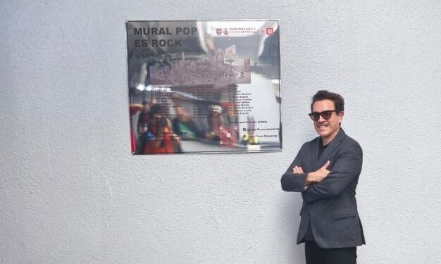 Rock y pop: Nuevo mural de Manjarrez en la estación Puebla del Metro