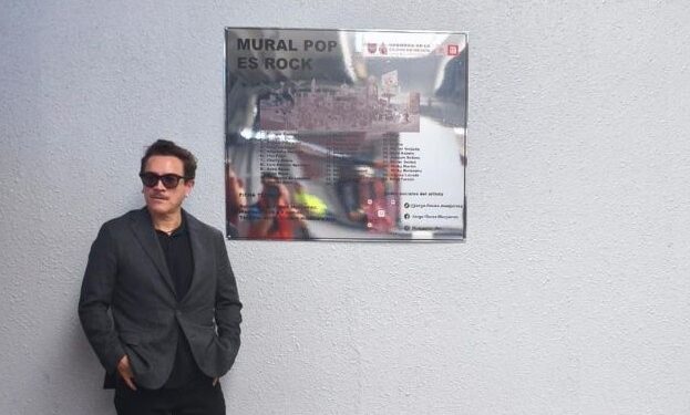 Rock y pop: Nuevo mural de Manjarrez en la estación Puebla del Metro