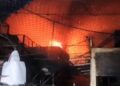 Incendio en el mercado de Cuernavaca. 14 de septiembre de 2026. AMEXI Foto captura de video
