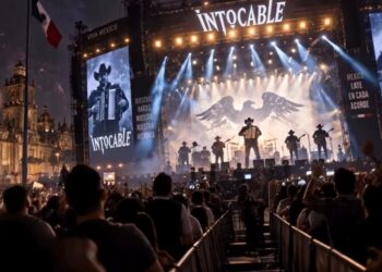 Intocable encabezará el concierto del 15 de septiembre en el Zócalo. | AMEXI/FOTO: IG @grupointocable