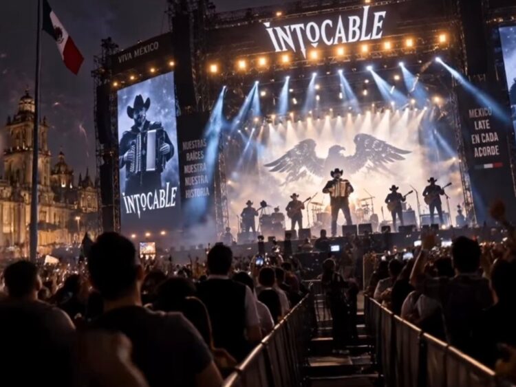Intocable encabezará el concierto del 15 de septiembre en el Zócalo. | AMEXI/FOTO: IG @grupointocable
