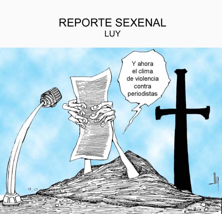 Cartón de Luy: Reporte Sexenal