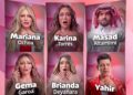 Mariana Ochoa, Yahir, Brianda Deyanara, Gema Garoa, Karina Torres y Masad quedaron nominados en la séptima semana del reality. | AMEXI/FOTO: IG @lacasafamososmx