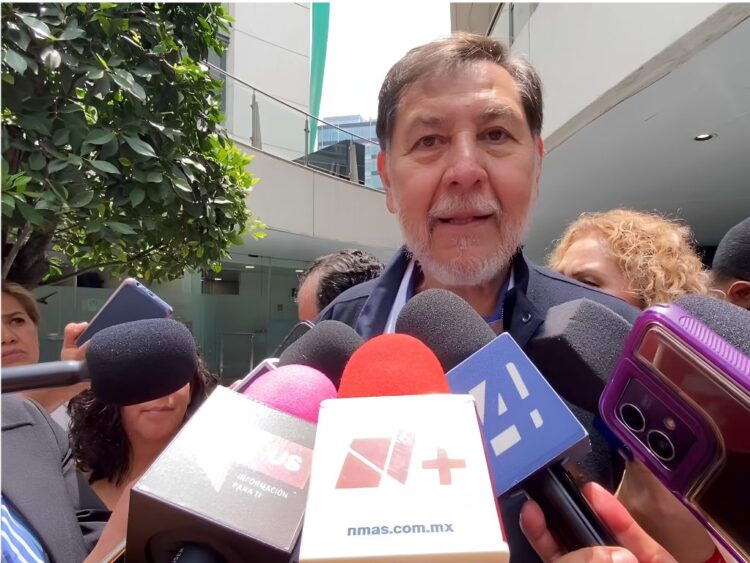 Noroña descarta romper con Morena. AMEXI Foto