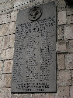 Placa a los héroes irlandeses. Wikipedia