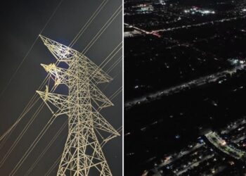 Reparación de líneas eléctricas que provocaron apagón en Península de Yucatán y Chiapas.