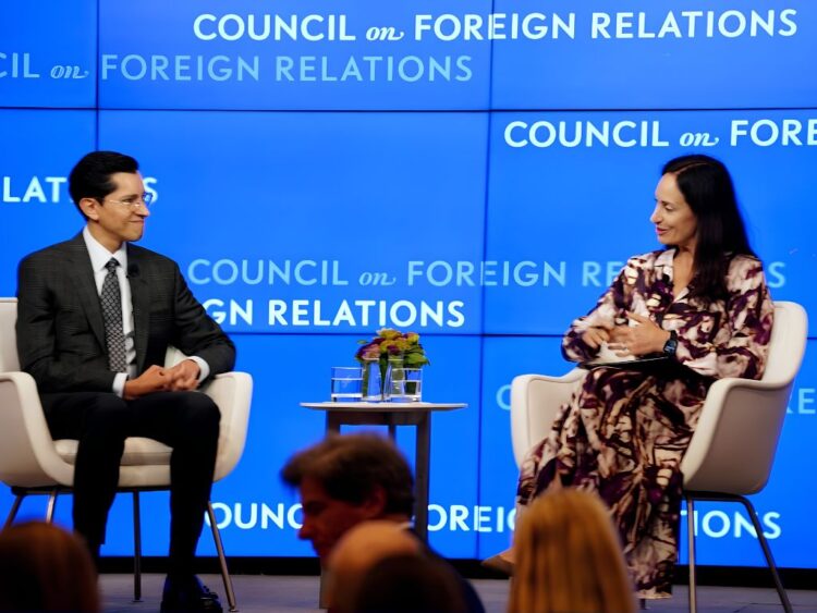 Roberto Velasco en Nueva York, en representación de México ante la ONU. AMEXI