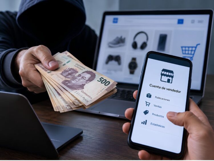 Estafadores buscan cuentas de vendedores. AMEXI