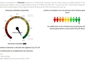 IMSS lanza semáforo de semanas cotizadas para tu pensión