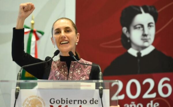 La presidenta Claudia Sheinbaum Pardo presentó su conferencia matutina en Irapuato, Guanajuato.