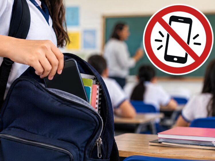 Uso de celulares en las escuelas. AMEXI Foto
