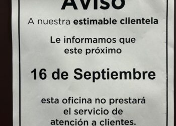 ¿Abren los bancos el 16 de septiembre, día de la Independencia?