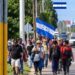 Caravana "Con Dios": 400 migrantes hondureños ingresan por el Suchiate