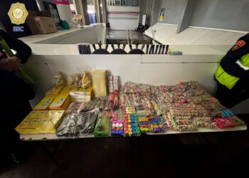 Fiestas Patrias: aseguran 439 kilos de pirotecnia en el Metro CDMX
