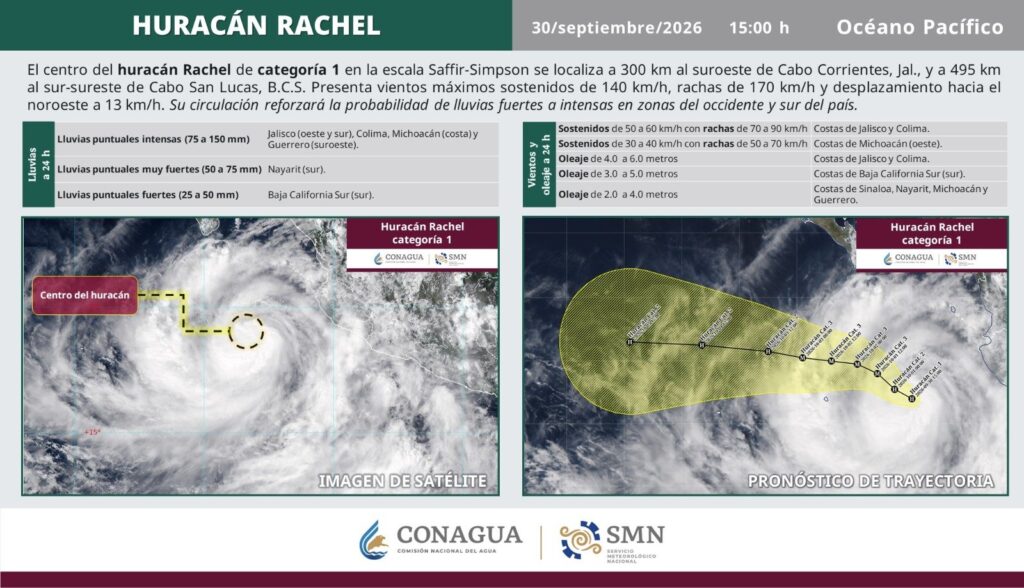 Michoacán activa Plan DN-III-E por lluvias de "Rachel"