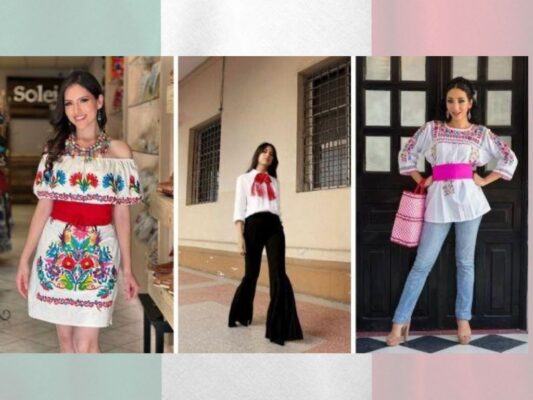 Opciones de looks mexicanos modernos para mujeres en las Fiestas Patrias