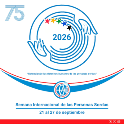 La WFD lanzó por primera vez el Día Internacional del Sordo en 1958 en Roma, Italia