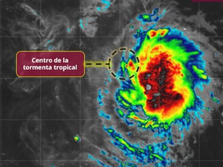 Norbert se forma como tormenta tropical en el Pacífico y podría convertirse en huracán, aunque no representa peligro para México. | AMEXI/FOTO: X @conagua_clima