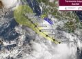 Rachel se convertirá en huracán categoría 1 el 30 de septiembre. | AMEXI/FOTO: IG @conagua_clima