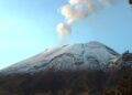 Popocatépetl registra 10 exhalaciones y ligera emisión de ceniza. | AMEXI/FOTO: Cenapred