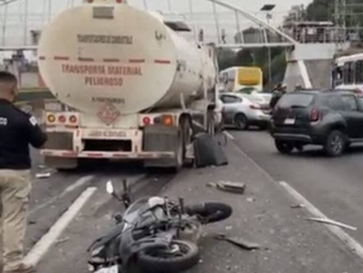 motociclista muere