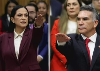 Ariadna Montiel y Alejandro Moreno Cárdenas