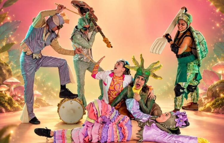 “Espectáculo ‘Aventura axolotl: ¡a la chinampa!’, una puesta en escena de danza y música que promueve la protección del ajolote y su hábitat en Xochimilco”.