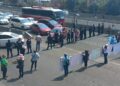 Familiares de niña asesinada bloquean Periférico Norte para exigir justicia