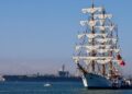 Buque Escuela Cuauhtémoc llega a San Diego, California, con 281 tripulantes