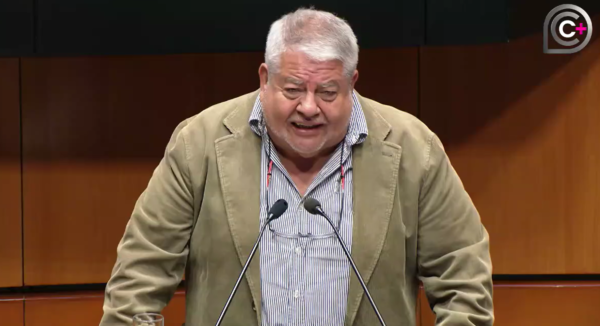 El morenista Manuel Huerta Ladrón de Guevara aclaró que la reforma no crea nuevos impuestos. AMEXI/Foto: @senadomexicano