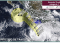 Decretan suspensión de clases en Guerrero y la Costa de Oaxaca ante el huracán Trudy. AMEXI/Foto: Conagua