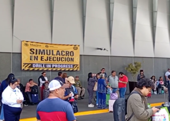 Simulacro de sismo en el AICM: fecha, hora y qué deben saber los pasajeros. AMEXI/Foto: @AICM_mx