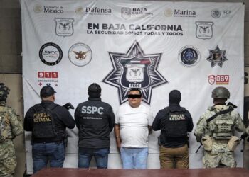 Israel "N, alias "El Isra", fue detenido en Mexicali durante un operativo