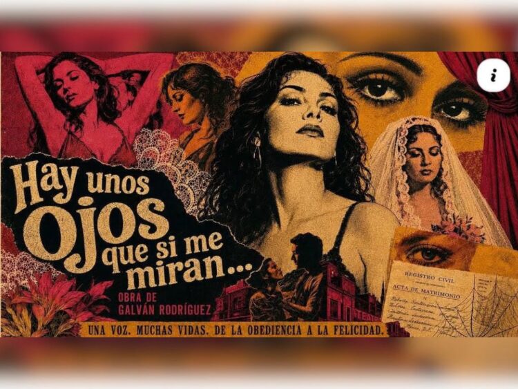 Cartel de la obra Hay unos ojos que si me miran