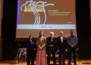 Conferencia de prensa del Cenart para presentar su programación de festivales, estrenos y espectáculos de noviembre y diciembre de 2026.