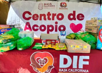 Habilitan centros de acopio en BC en apoyo a damnificados por Rachel