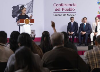 Conferencia matutina de la presidenta Claudia Sheinbaum del 2 de octubre de 2026. AMEXI Foto Presidencia