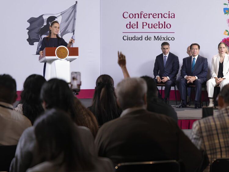 Conferencia matutina de la presidenta Claudia Sheinbaum del 2 de octubre de 2026. AMEXI Foto Presidencia