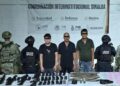 Detención de El Coco Ranas y dos persoonas más en Culiacán, Sinaloa. AMEXI Foto Sedena