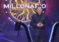Enrique de la Madrid durante la conducción de “¿Quién quiere ser millonario?”, programa de concursos que entrega hasta un millón de pesos.