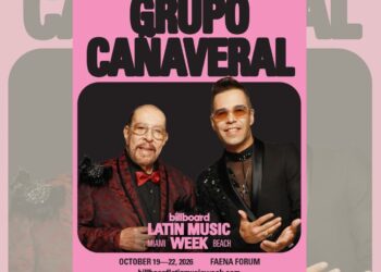 Emir Pabón, integrante de Grupo Cañaveral, participará en Billboard Latin Music Week 2026 en Miami para hablar sobre nostalgia y música latina.