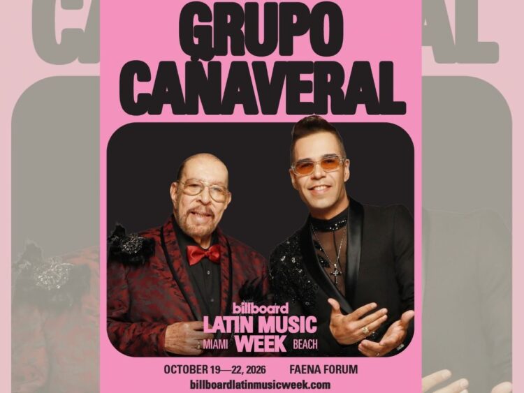 Emir Pabón, integrante de Grupo Cañaveral, participará en Billboard Latin Music Week 2026 en Miami para hablar sobre nostalgia y música latina.