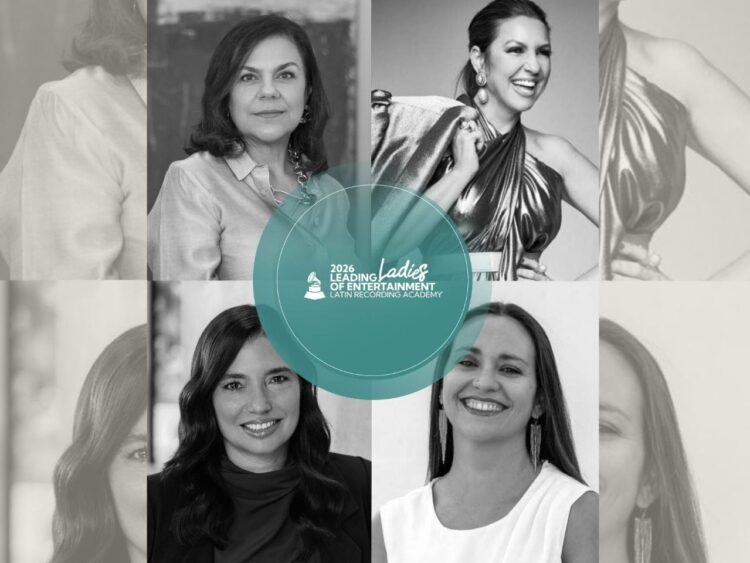 María Fernández, Sandra Jiménez, Salomé Limón y Niña Pastori, reconocidas por la Academia Latina de la Grabación como Leading Ladies of Entertainment 2026.