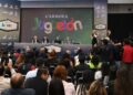 Presentación de la Carrera Juguetón 2027 de TV Azteca, que convoca a corredores y familias a participar en recorridos de 3, 5 y 10 kilómetros en Paseo de la Reforma para apoyar la entrega de juguetes a niñas y niños.