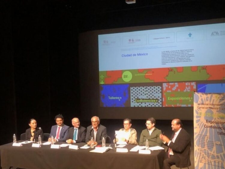 Carteles y propuestas de diseño gráfico forman parte de la 19.ª Bienal Internacional del Cartel en México, que promoverá la cultura de paz con exposiciones, talleres, cine y música en distintas sedes de la Ciudad de México.